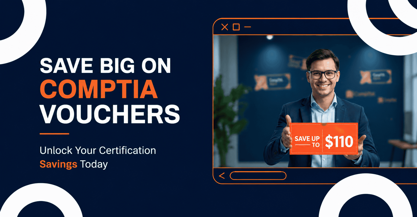 CompTIA Exam Voucher 2026: Save Up to $110